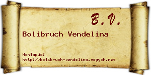 Bolibruch Vendelina névjegykártya